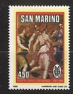 Saint-Marin 1986 N° 1143 ** Société Chorale, Tableau, Romano, Giulio Romano, Architecte, Danse, Apollon, Muses, Chant - Nuevos