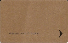 EMIRATI ARABI KEY HOTEL    Grand Hyatt     Dubai - Hotel Keycards