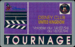 Disney - Disney Club United Kingdom - Tournage (14/02/94 Au 18/02/94) - Disney