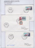 Norway Hurtigruten MS Nordkapp 3 Covers  (HI172) - Navires & Brise-glace