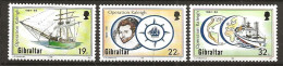 Gibraltar 1988  Operation Raleigh Research And Discovery Tour (1984-1988).  Mi 556-558 MNH(**) - Gibraltar