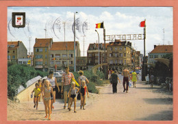 BREDENE - FLANDRE OCCIDENTALE - TUNNEL EN INGANG STRAND ET ENTREE DE LA PLAGE - ECRITE - Bredene