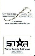 EMIRATI ARABI KEY HOTEL  City Premiere Marina Hotel Apartments  DUBAI - Hotel Keycards