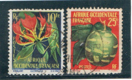 AFRIQUE  OCCIDENTALE   1958  Y.T. N° 68 à 72  Incomplet  Oblitéré  68  69  Frais De Gestion Compris - Autres - Afrique