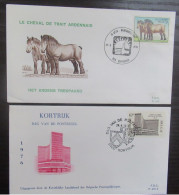 FDC 1803 'Dag Van De Postzegel' En 1810 'Ardens Paard' - 1971-1980