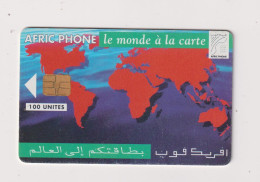 MOROCCO  - World Map Chip Phonecard - Marocco