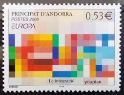 Andorra (French Post) 2006, Europa - Integration, MNH Single Stamp - Nuovi