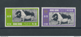 1971 HONG KONG, Michel N° 253-54 , Chinese New Year , 2 Values , MNH** - Andere & Zonder Classificatie