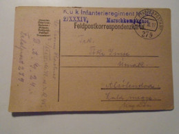 D201543 Slovenia  LENDAVA  1917  K.u.K. Infanterieregiment N.45 Marschkompagnie  -Lt. Franz Hartner -ALSÓLENDVA - Militaria