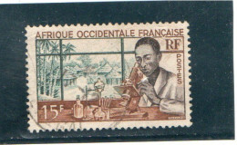 AFRIQUE  OCCIDENTALE  1953   Y.T. N° 48  Oblitéré   Frais De Gestion Compris - Sonstige - Afrika