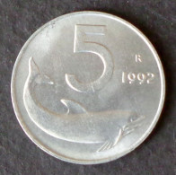 ITALY - 5 Lira 1992 - KM# 92 * Ref. 0197 - 5 Liras