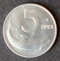 ITALY - 5 Lira 1993 - KM# 92 * Ref. 0198 - 5 Lire