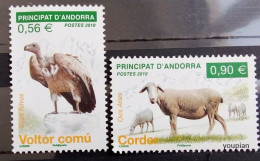 Andorra (French Post) 2010, Domestic Animals, MNH Stamps Set - Neufs