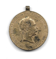 Médaille En Bronze  - Autriche-Hongrie   - 1873  - Manque Anneau Et Ruban - Austria
