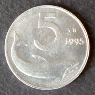 ITALY - 5 Lira 1995 - KM# 92 * Ref. 0200 - 5 Lire