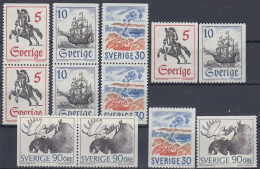 SWEDEN 590-593,unused (**) - Ongebruikt