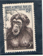 AFRIQUE  OCCIDENTALE   1955  Y.T. N° 51  Oblitéré  Frais De Gestion Compris - Autres - Afrique