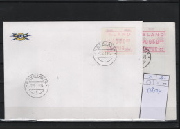 Island Michel Cat.No. FDC ATM 2 03/04 - Franking Labels