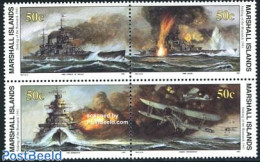 Marshall Islands 1991 Sinking Of The Bismarck 4v [+], Mint NH, History - Transport - Militarism - World War II - Aircr.. - Militaria