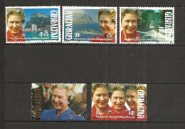 Gibraltar 1992 40th Anniversary Of Queen Elizabeth II's Accession To The Throne. Mi 633-637 MNH(**) - Gibraltar