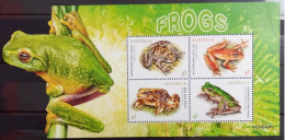 Australia 2018, Frogs, MNH Unusual S/S - Mint Stamps