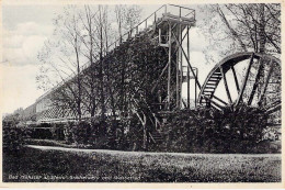 Bad Münster A.Stein - Gradierwerk U.Wasserrad Gel.193? Bahnpost - Bad Muenster A. Stein - Ebernburg