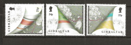 Gibraltar 1992  End Of The Whitbread Sailing Regatta "Around The World". Mi 642-644 MNH(**) - Gibraltar