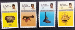 Brunei 1987, Brass Objects, MNH Stamps Set - Brunei (1984-...)