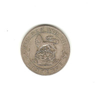 574/ Grande-Bretagne : Georges V : Six Pence 1921 (argent) - Autres & Non Classés