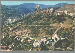 CPM 07 - Rochemaure - Vue D'ensemble Aérienne Des Ruines Féodales - Rochemaure