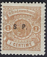 Luxembourg - Luxemburg - Timbres -  Armoires  1881   1C.   S.P.   Gomme   Michel 27 I - 1859-1880 Coat Of Arms