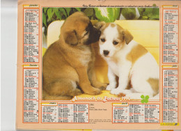 Almanach Du Facteur 1990, Chiots / Chatons, Ed. OLLER - Big : 1981-90