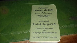 152/ DICTIONNAIRES FRANCAIS ALLEMAND PETIT - Dictionnaires