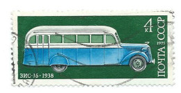 Russia , USSR 1975 ; Bus Blu E Bianco ; Used. - Busses