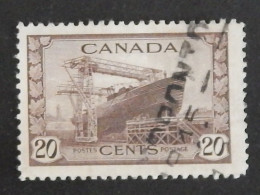 CANADA YT 216 OBLITÉRÉ "CORVETTE" ANNÉES 1943/1948 - Used Stamps