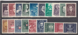 Austria 1949 - Year Set Complete, Mi-Nr. 929/47, MNH** - Ganze Jahrgänge