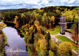 25-2-2024 (1 Y 11) Lithuania (posted To Australia 2024) Tree Top Walking Path - Lettonie