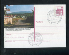 "BUNDESREPUBLIK DEUTSCHLAND" 1983, Bildpostkarte Mit Bildgleichem Stempel Ex "WARMENSTEINACH" (70152) - Geïllustreerde Postkaarten - Gebruikt