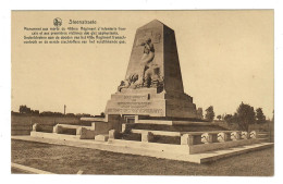 Steenstraete  Steenstrate  Bikschote  Langemark-Poelkapelle   Monument Aux Morts Du 418me Régiment D'Infanterie - Langemark-Pölkapelle