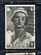 BELGIQUE BELGIE BELGIO BELGIUM 1935 QUEEN ASTRID 10c + 5c USED OBLITERE USATO - Used Stamps
