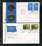 "UNO-N.Y." 1970, 2 FDC (70159) - FDC