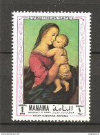 MANAMA - 1970 RAFFAELLO Madonna Tempi (Alte Pinakothek, Monaco Di Baviera) Nuovo** MNH - Madonne