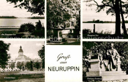 72900612 Neuruppin See Krankenhaus Fontane Denkmal Tempelgarten Neuruppin - Neuruppin