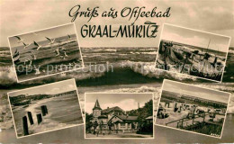 72900610 Graal-Mueritz Ostseebad Moewen Brandung Strand Fischernetze Seeheilbad  - Graal-Müritz