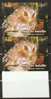 Peru 2008, Postfris MNH, White-browed Owl (Xenoglaux Loweryi) Imperf - Pérou