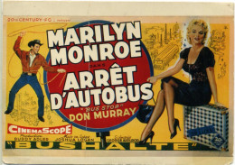 MARILYN MONROE Dans ARRÊT D'AUTOBUS Bus Stop 20th Century-Fox - Manifesti Su Carta