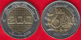 Algeria 200 Dinars 2022 "Independence" BiMetallic UNC - Algérie