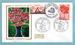 FDC France Oblitération 1972 Et 1979 - Donneurs De Sang Bénévoles Des PTT - YT 1616 Et YT 2023 - Non Classés