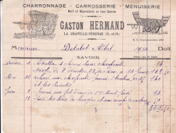 77-LA CHAPELLE VERONGE GASTON HERMAND CHARRONNAGE - 1900 – 1949
