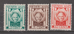 Nederland Netherlands Pays Bas 141 142 143 MNH/Postfris Kinderzegels Children Stamps Timbres D'enfants 1924 - Unused Stamps